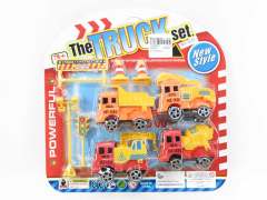 Free Wheel Construction Truck Set(4in1)