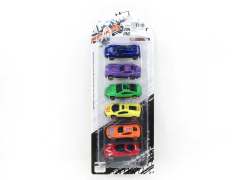 Die Cast Sports Car Free Wheel(6in1) toys