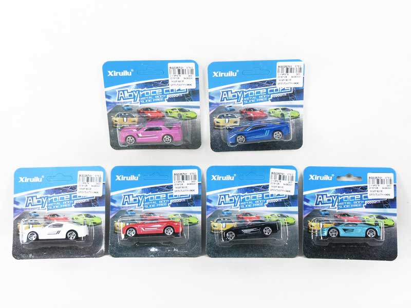 1:64 Die Cast Sports Car Free Wheel(6S) toys