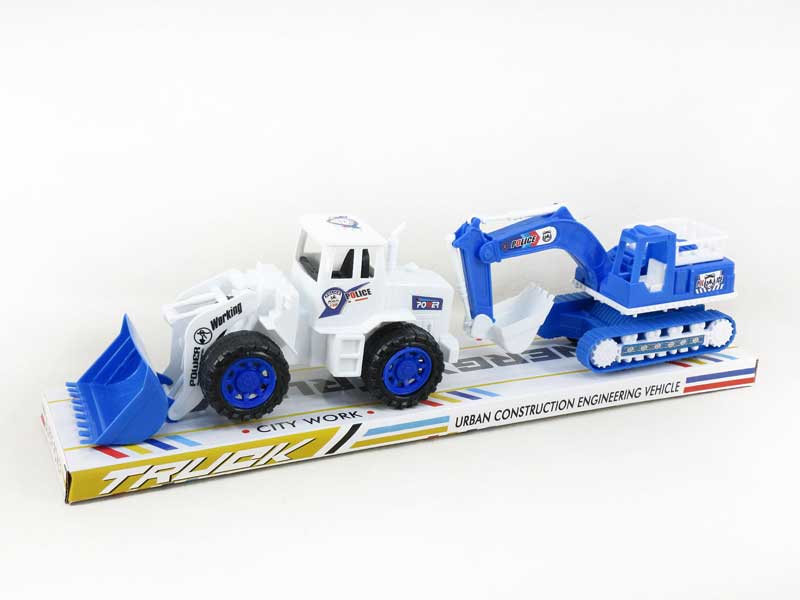 Free Wheel Construction Truck(2in1) toys