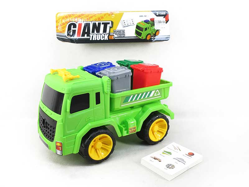 Free Wheel Garbage Truck(2C) toys