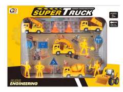 Free Wheel Construction Truck Set