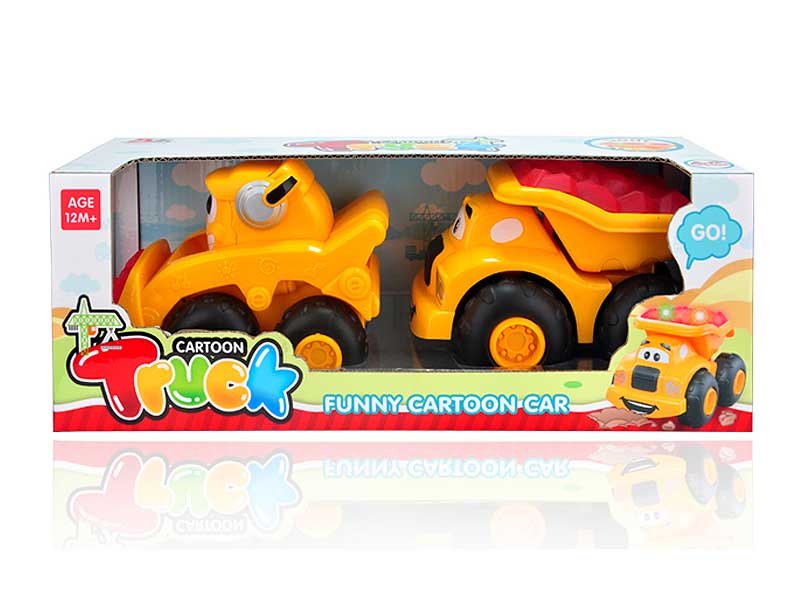 Free Wheel Construction Truck W/L_M(2in1) toys