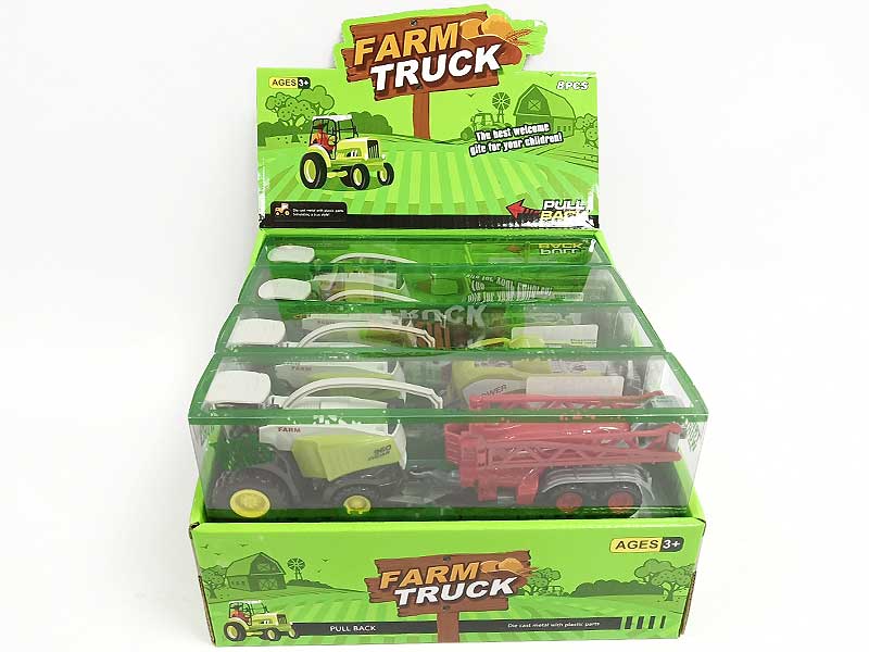 Die Cast Farmer Truck Free Wheel(8in1) toys