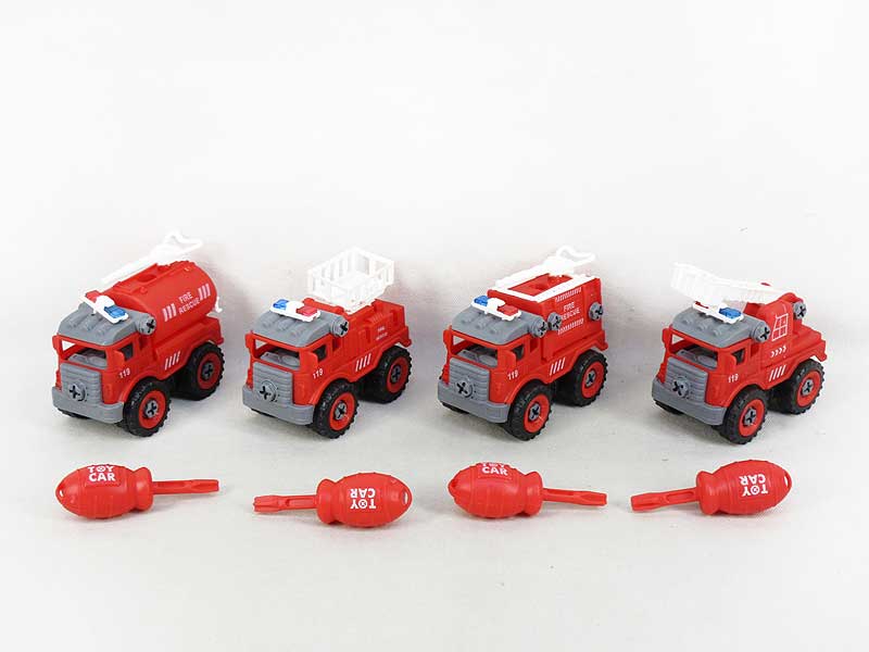 Free Wheel Fire Engine(4S) toys