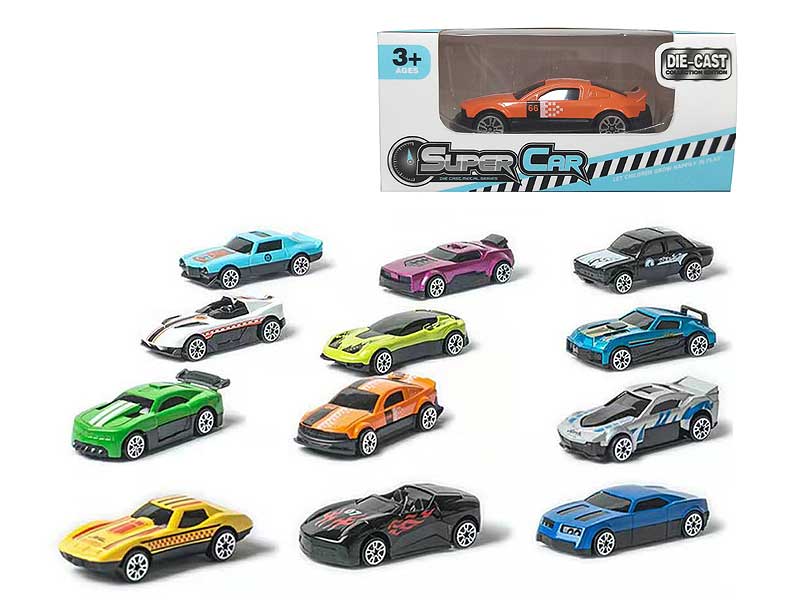 1:64 Die Cast Racing Car Free Wheel(12S) toys