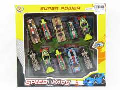 Die Cast Car Free Wheel(10in1) toys