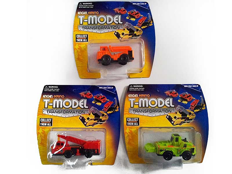 Free Wheel Transforms Construction Truck(3S) toys