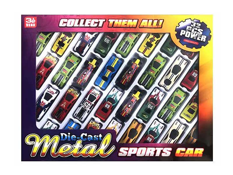 Die Cast Car Free Wheel(32in1) toys