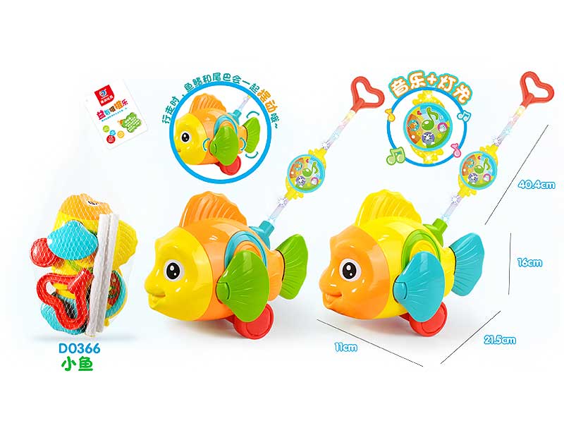 Free Wheel Fish W/L_M toys