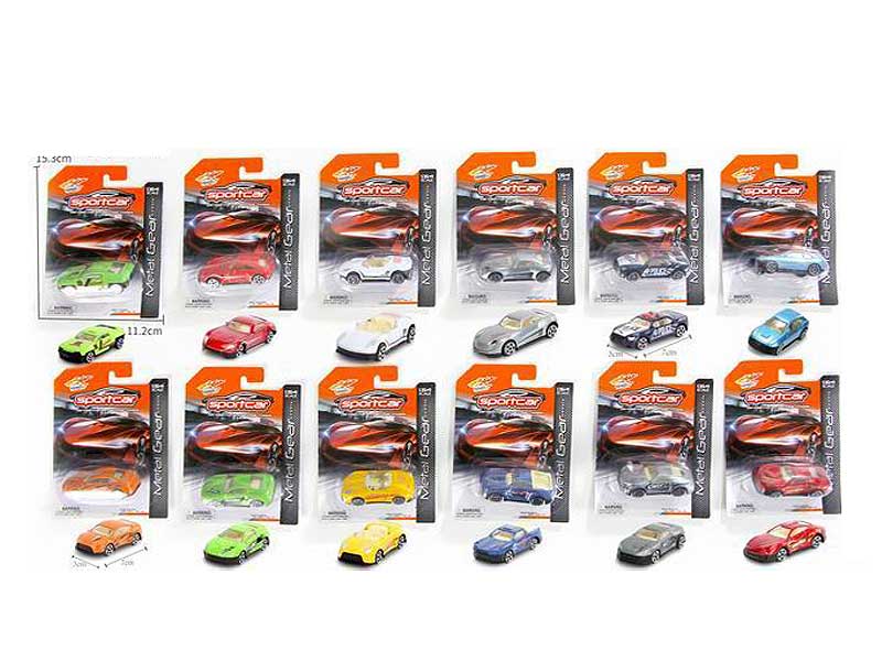 Die Cast Car Free Wheel(12S) toys