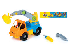 Free Wheel Diy Construction Truck toys