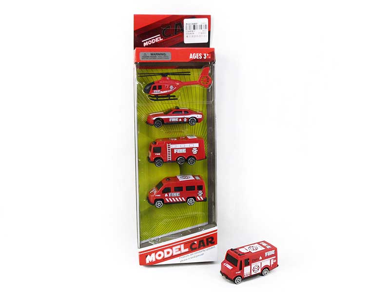Free Wheel Fire Engine(5in1) toys