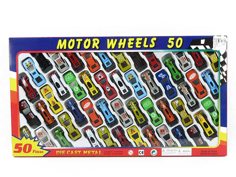 Die Cast Car Free Wheel(50in1) toys