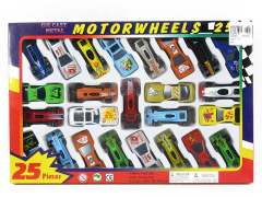 Die Cast Car Free Wheel(25in1) toys