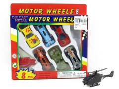 Die Cast Car Free Wheel(8in1) toys