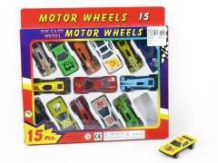 Die Cast Car Free Wheel(15in1) toys