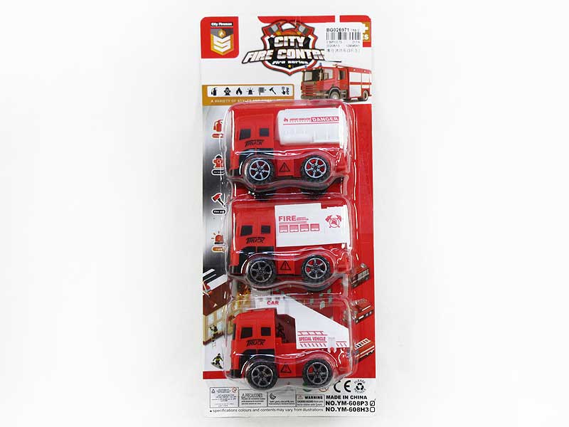 Free Wheel Fire Engine(3in1) toys