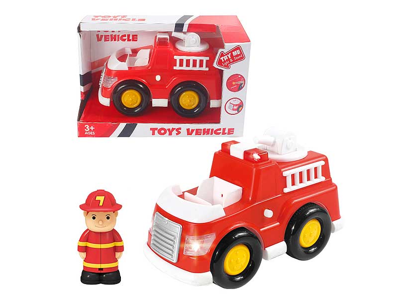 Free Wheel Fire Engine W/L_M toys