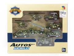 Die Cast Military Vehicle Free Wheel toys