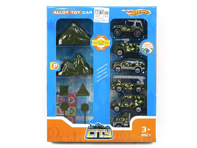 Die Cast Military Vehicle Free Wheel toys