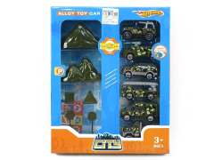 Die Cast Military Vehicle Free Wheel