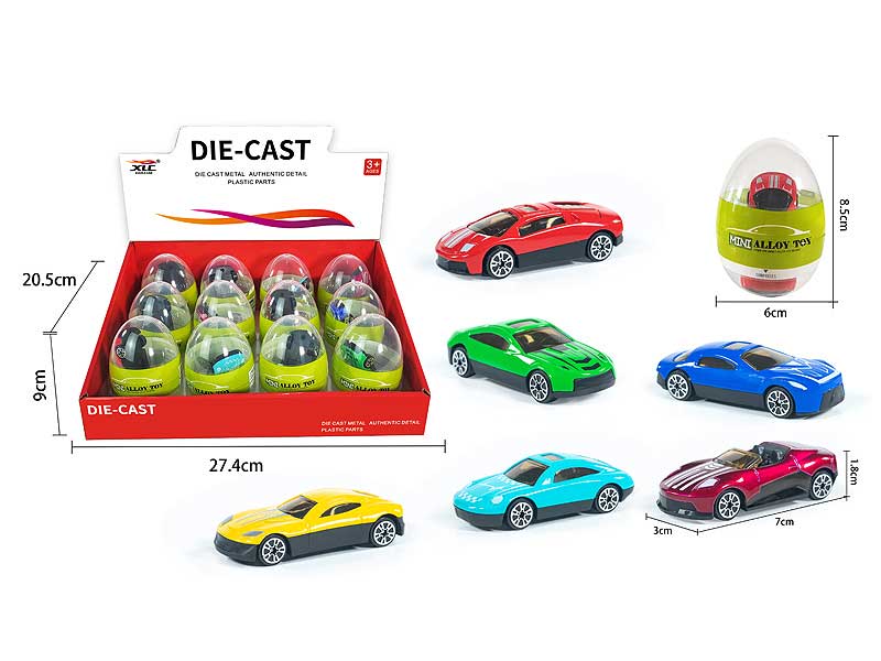 Die Car Free Wheel(12in1) toys