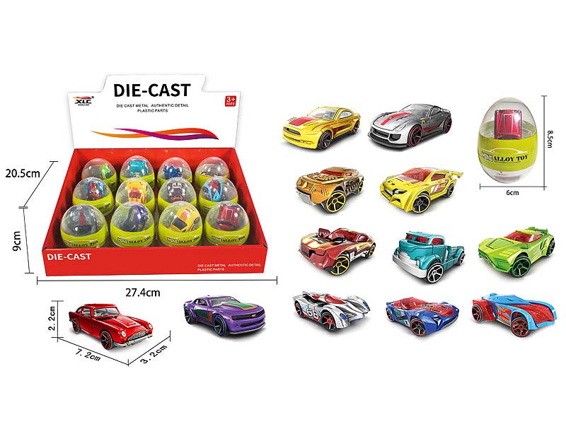 Die Car Free Wheel(12in1) toys