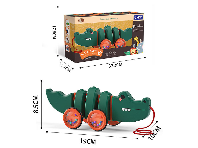 Drag Open Croc toys