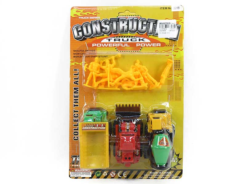 Free Wheel Construction Truck Set(3in1) toys