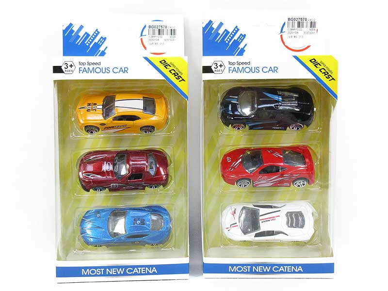 Die Cast Racing Car Free Wheel(3in1) toys