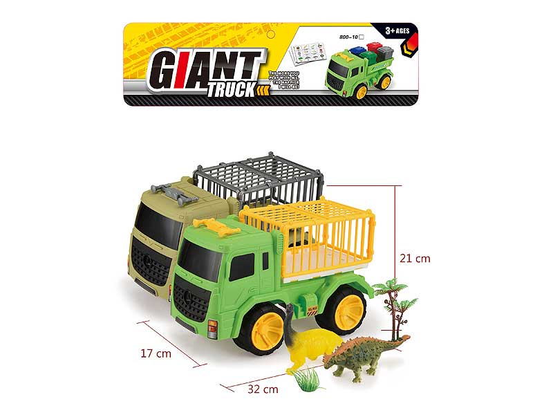 Free Wheel Truck Tow Dinosaur(2C) toys