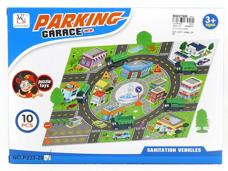 Free Wheel Parking Lot Set toys