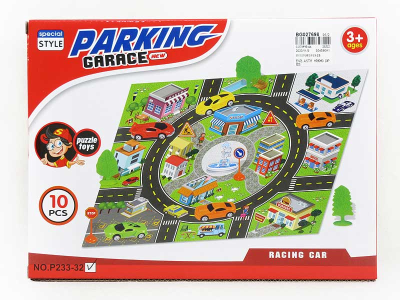 Free Wheel Car Park Set toys