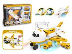 Free Wheel Spray Deformed Engineering Aircraft W/L_M toys