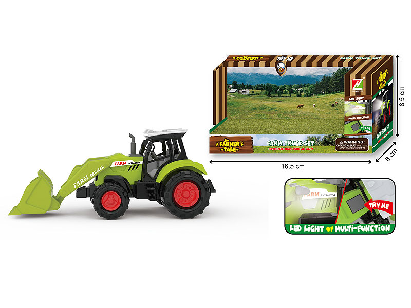 Free Wheel Farmer Truck W/L_S toys