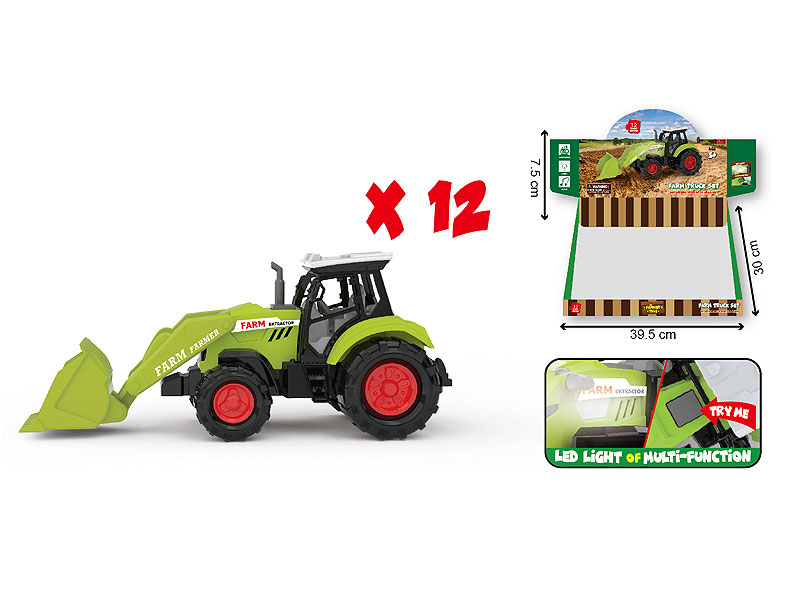 Free Wheel Farmer Truck W/L_S(12in1) toys