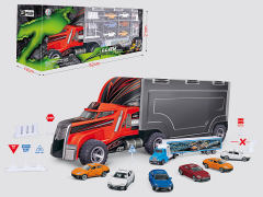 Die Cast Model Car Container Truck Set Free Wheel toys