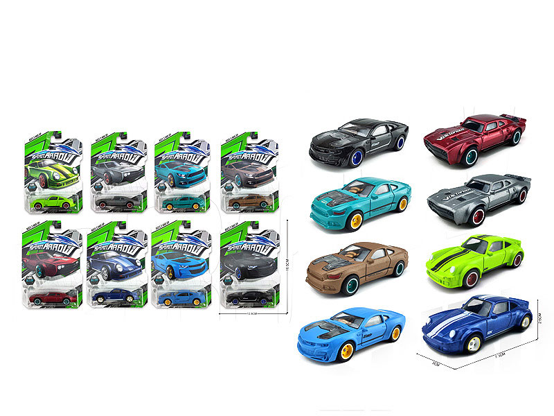 Die Cast Car Free Wheel(4S8C) toys