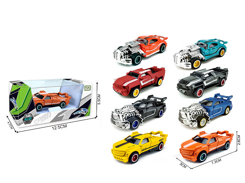 Die Cast Car Free Wheel(4S8C) toys