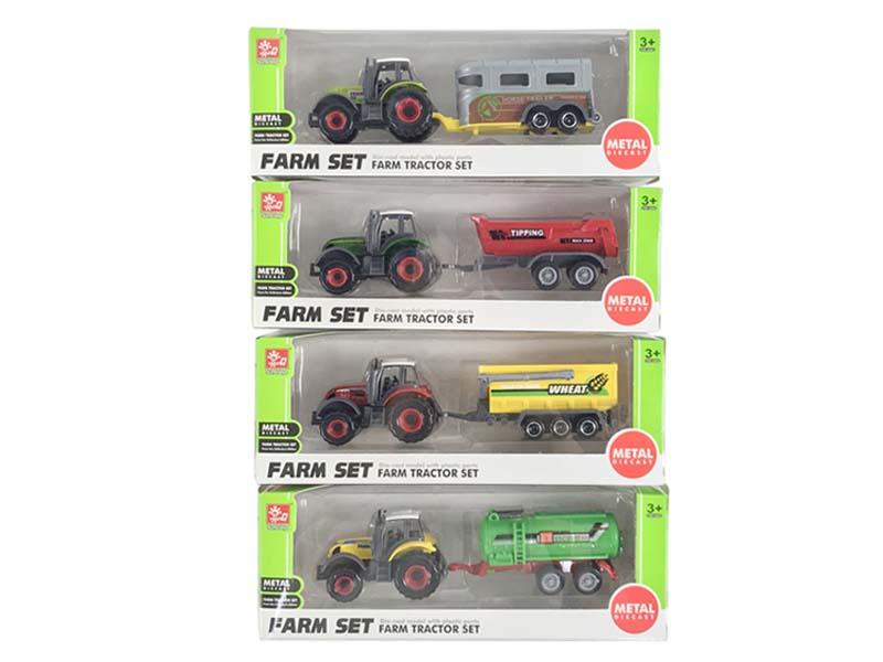 Die Cast Farmer Truck Free Wheel(4S) toys