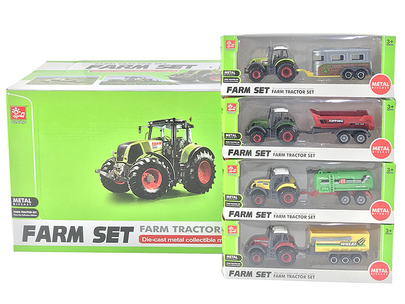 Die Cast Farmer Truck Free Wheel(24in1) toys