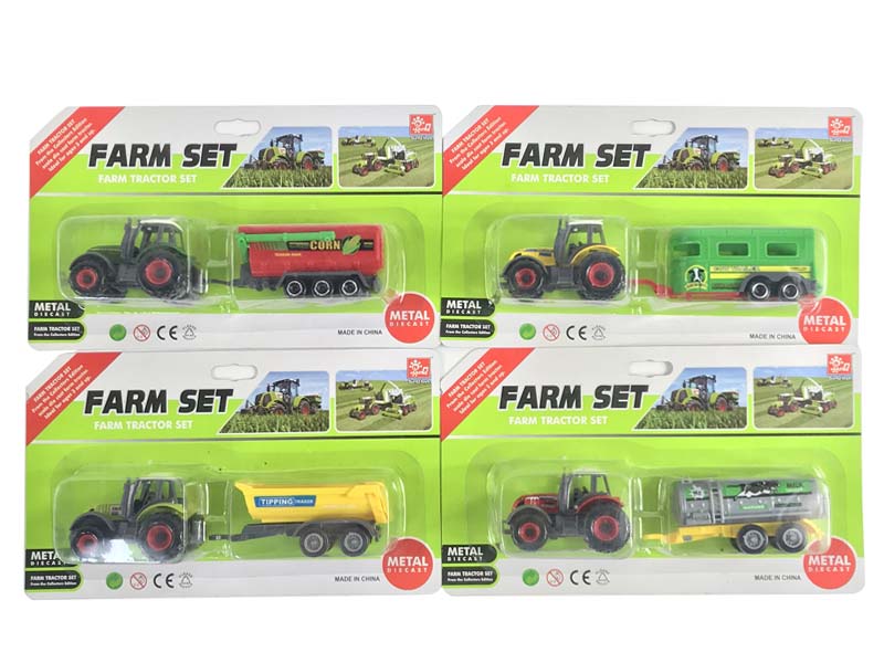 Die Cast Farmer Truck Free Wheel(4S) toys