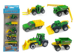 Die Cast Farmer Truck Free Wheel(5in1)