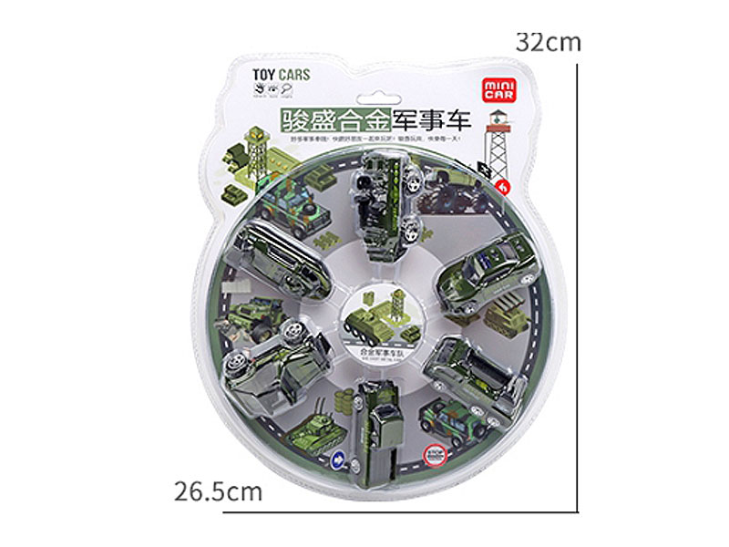 Die Cast Car Free Wheel(6in1) toys