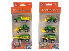 Die Cast Farmer Truck Free Wheel(3in1)