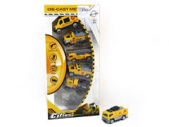 Die Cast Construction Truck Free Wheel(6in1)