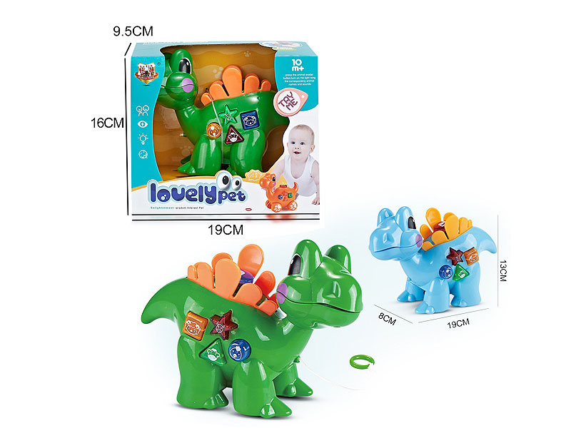Drag Dinosaurs W/L_M(2C) toys
