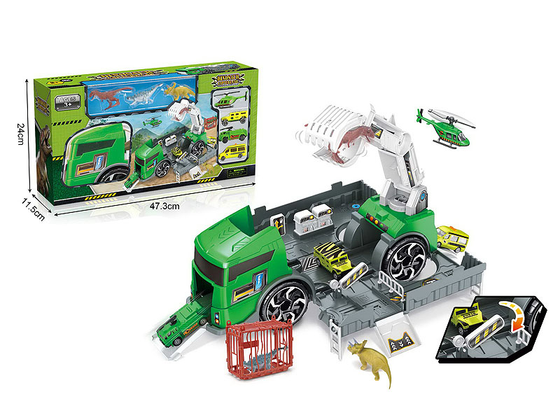 Free Wheel Dinosaur Base Car toys