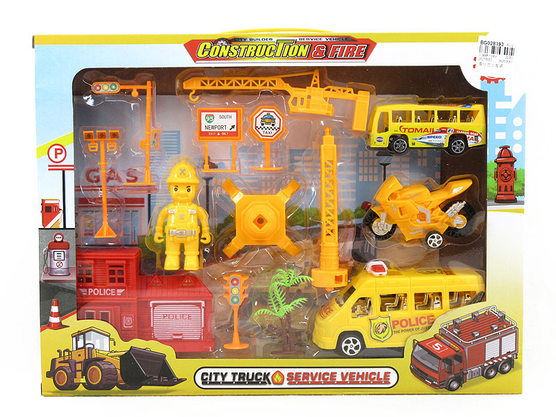 Free Wheel Bus Set toys